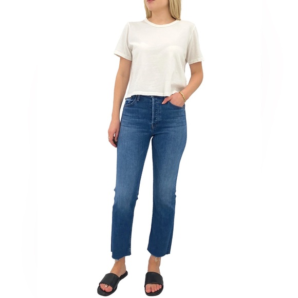 MOTHER JEANS The Tomcat High Waist Ankle Jeans in Let's Just Be Friends - Picture 4 of 11